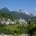 Blick auf Berchtesgaden und den Untersberg