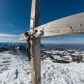 schönes Gipfelkreuz auf der Hochries
