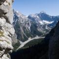 Blick von der Hochalmscharte ins Wimbachtal