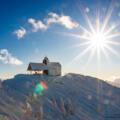 am Gipfel des Hochfelln befindet sich die Tabor Kapelle