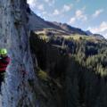 Neuer Klettersteig an der Wandfluh in Sonntag-Stein