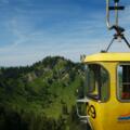 Gelbe Gondel der Hochgratbahn