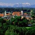 Altötting mit Alpenpanorama