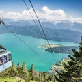 Herzogstandbahn mit Blick auf den Walchensee