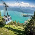 Herzogstandbahn über dem Walchensee