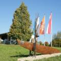 Kunstwerk Boot und Paddel in Dietfurt-Griesstetten im Altmühltal