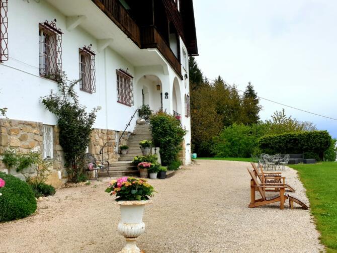 Villa Weiss - Blick auf die Terrasse