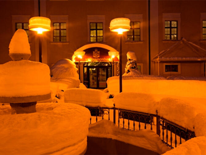 Schlossgarten im Winter