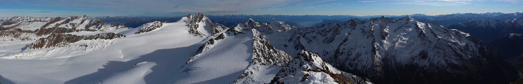 Panoramasicht vom Gipfel