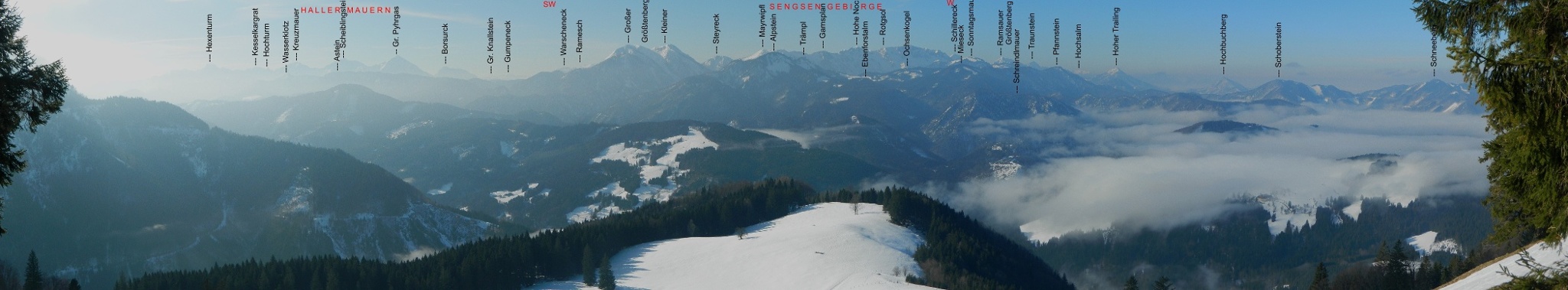 Panorama beschriftet