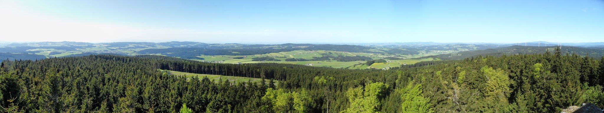 Panorama nach Süden vom der Kaiser Franz Josefs Warte