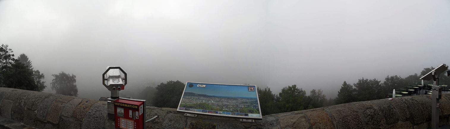 "Blick" auf Linz vom Pöstlingberg.