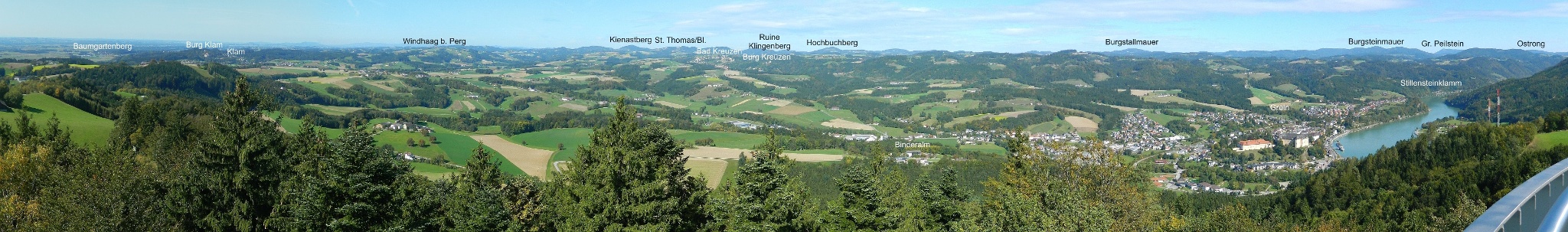 Blick ins Mühlviertel - beschriftet