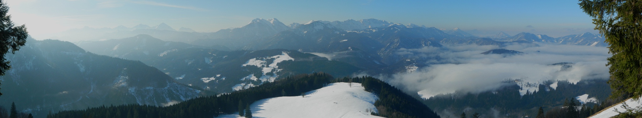 Panoramablick in den Nationalpark Kalkalpen
