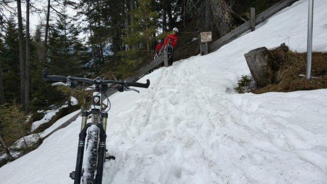Ich hätte dem Almwirt der Kreither Alm glauben sollen ......