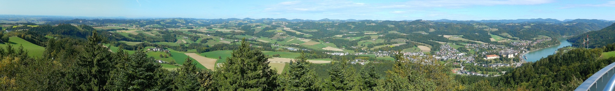 Panoramablick ins Mühlviertel