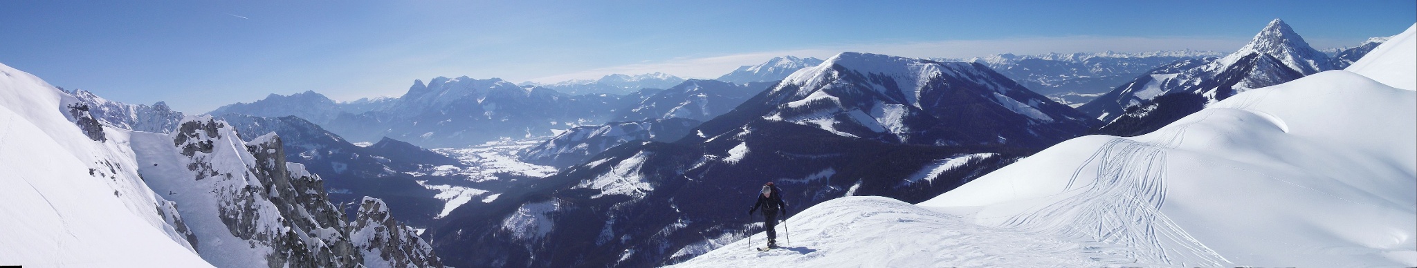 Panorama beim Aufstieg