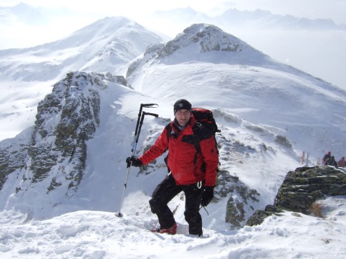 zu Fuß auf den Gipfel