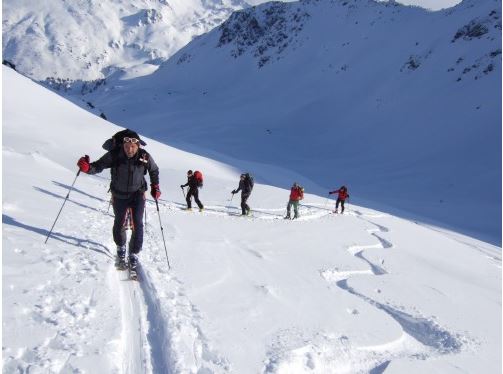 Steilerer Gipfelaufstieg
