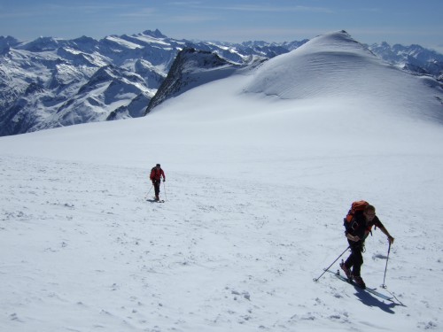 Gipfelaufstieg ohne Seil
