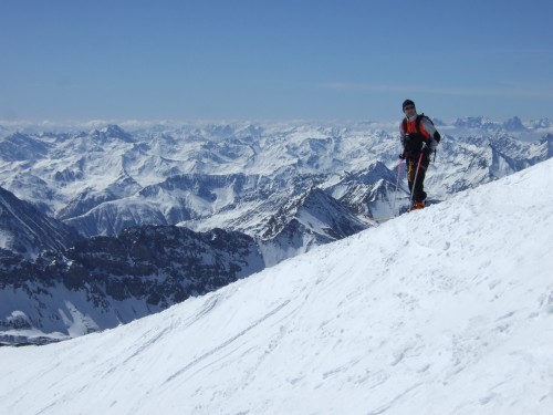die lange Abfahrt beginnt
