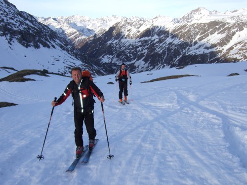 nach einer ausgiebeien Nacht - ruhiger Anstieg :-)