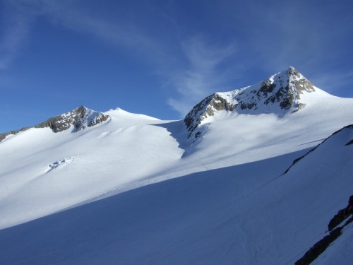 Übertritt auf den Gletscher