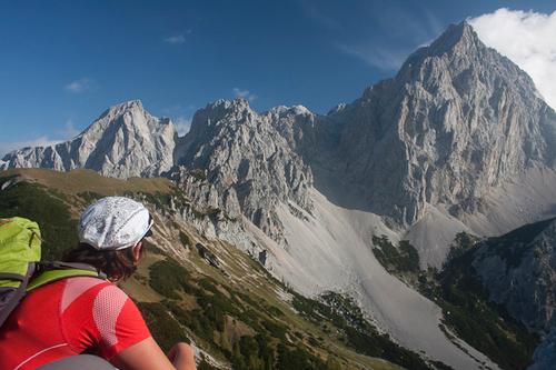 Blick vom Rettenstein zum Torstein, Windlegerkar und Hochkesselkopf.