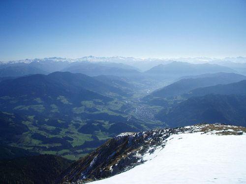 Blick vom Raucheck nach Bischofshofen hinunter