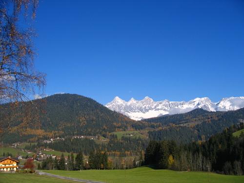 Ausblick auf dem Weg zur Vögeialm