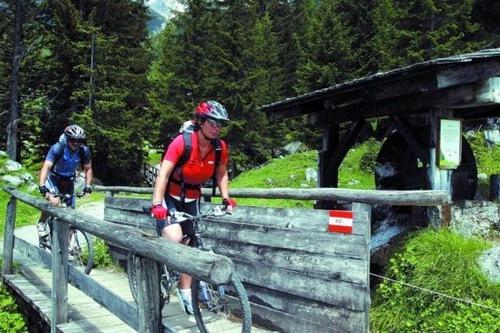 Radfahren in die Hofalmen