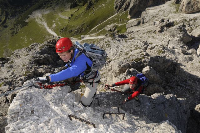 Kreuzjoch-Übungsklettersteig