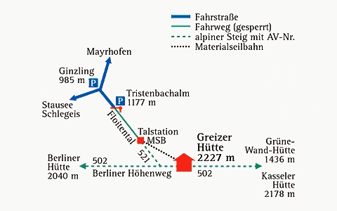Anfahrtskizze