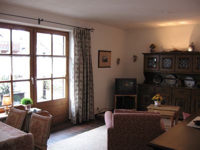 Wohnzimmeransicht Ferienwohnung Racer