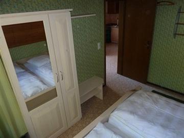 Das Schlafzimmer auf