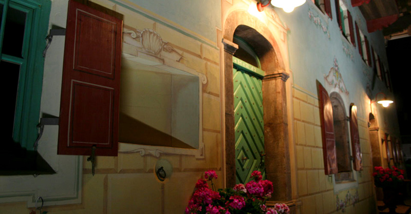 Eingang ins Seebacherhaus