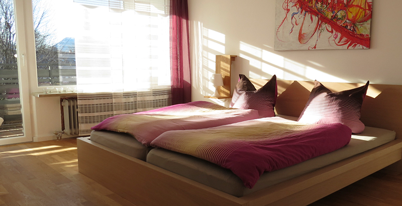 Schlafzimmer Ferienwohnung Focking