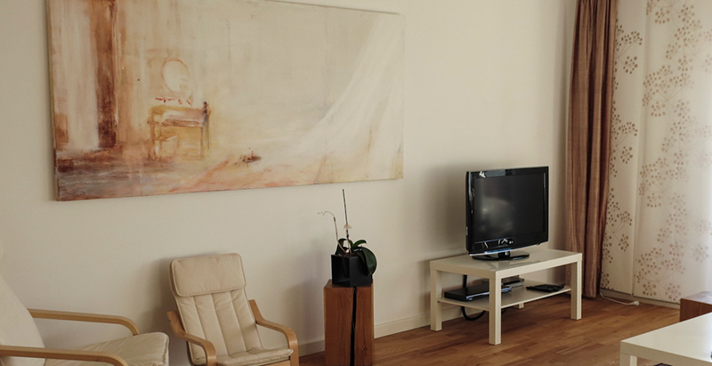 Wohnzimmer Ferienwohnung Focking