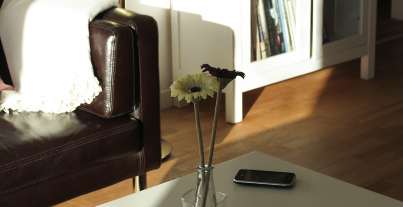 Wohnzimmer Ferienwohnung Focking