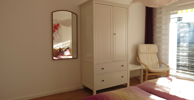 Schlafzimmer Ferienwohnung Focking