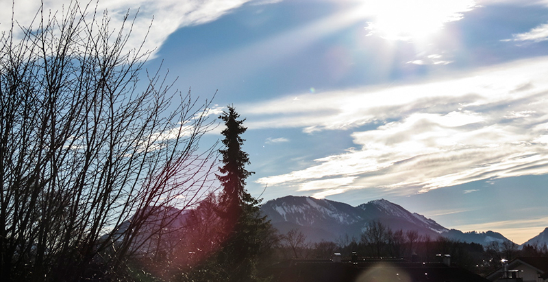 Ausblick Ferienwohnung Focking