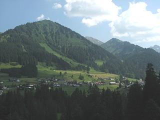 Blick auf Riezlern