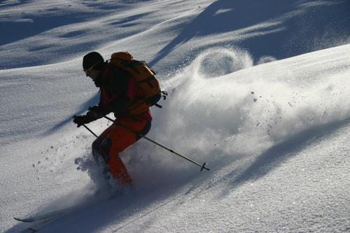 Wenn der Schnee staubt...