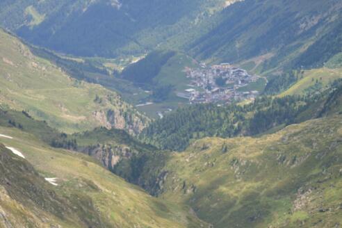 aussicht über Obergurgl