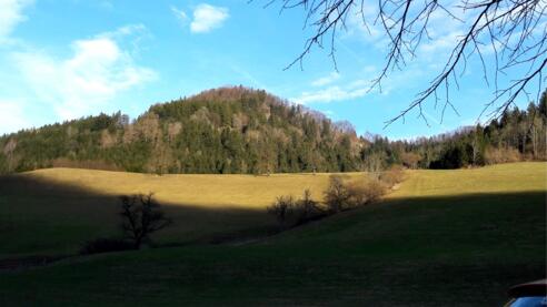 Gipfel ~708m vom P 400m