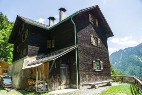 Plätzelhütta (Jagdhütte), Saminatal