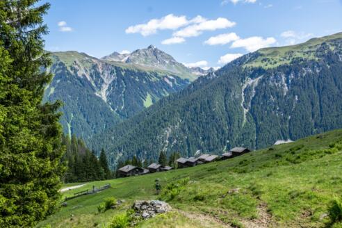 Blick auf Ganeumaisäß