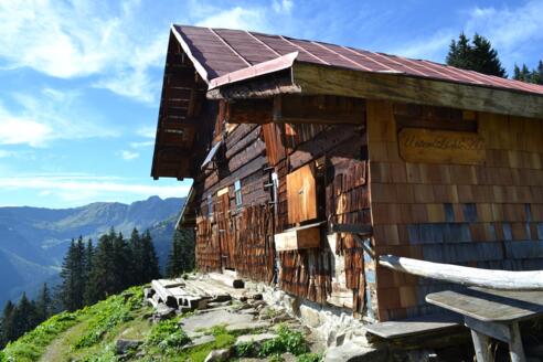 Untere Lüchlealp im hinteren Kleinwalsertal