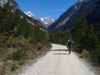 mit dem Mountainbike ins Karwendeltal
