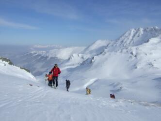 Anstieg vom Nadernachjoch